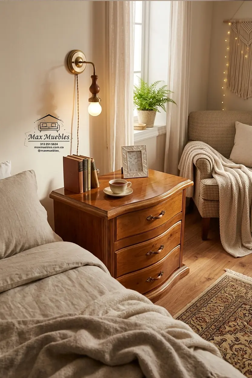 Mesa de Noche en Cedro